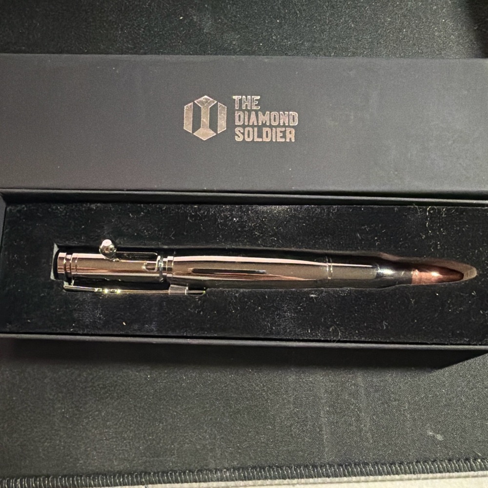 Black and Silver Pen